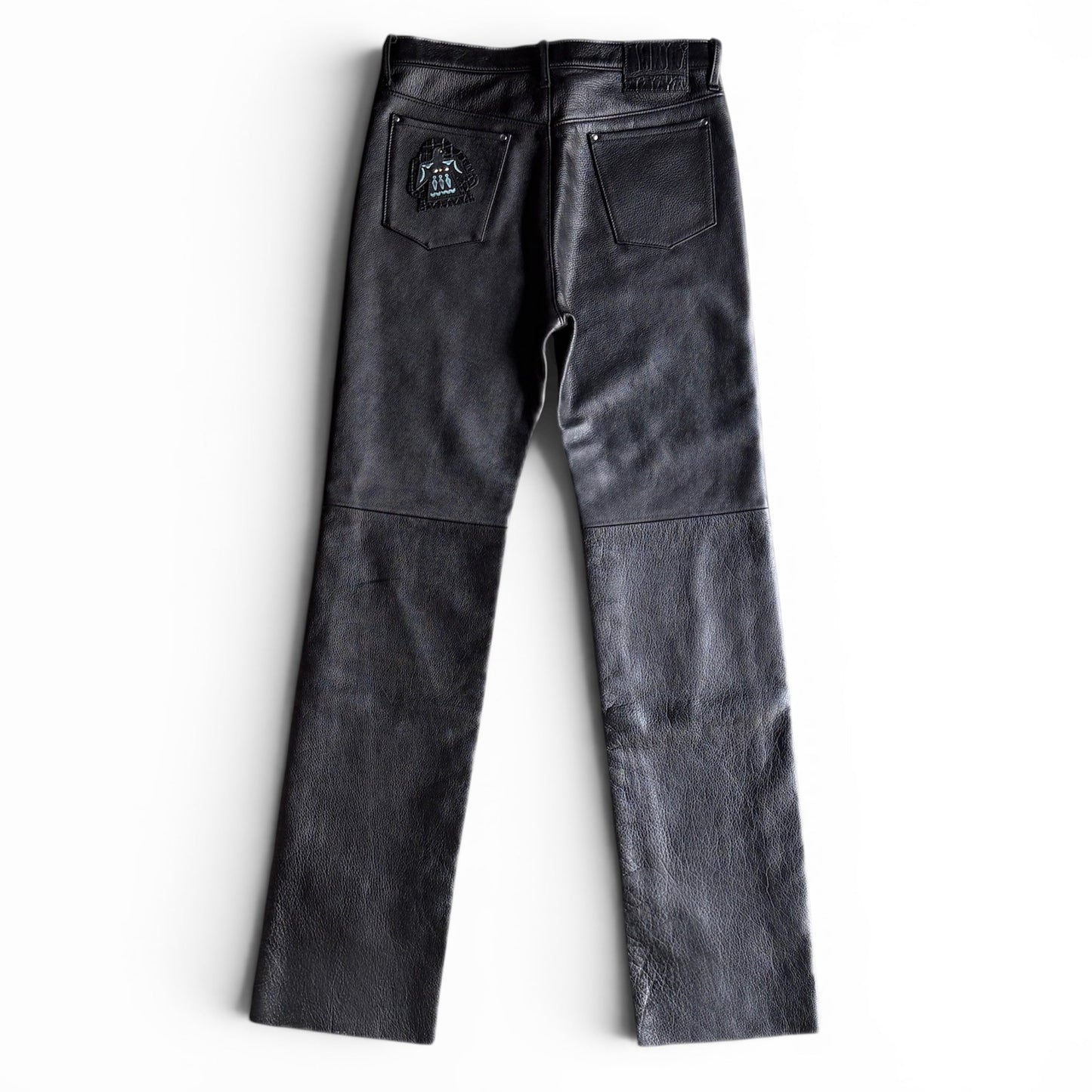 SOTOMI×ATSU CROCODILE&CHROME LEATHER PANTS "THUNDER BIRD" The Ore【レザーパンツ/革パン/クロコダイル/ポロサス】