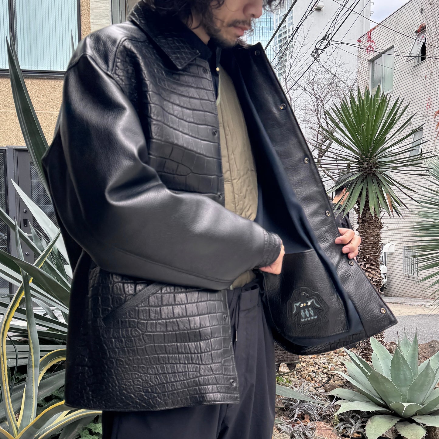 SOTOMI×ATSU CROCODILE POROSUS CAR COAT  Type.2【クロコダイル/ポロサス/カーコート/タイプ2】