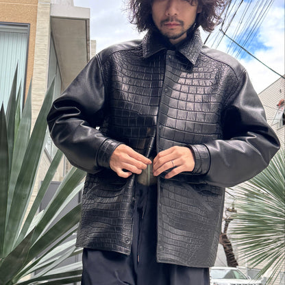 SOTOMI×ATSU CROCODILE POROSUS CAR COAT  Type.2【クロコダイル/ポロサス/カーコート/タイプ2】