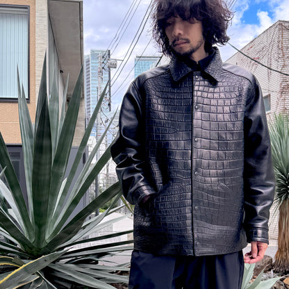 SOTOMI×ATSU CROCODILE POROSUS CAR COAT  Type.2【クロコダイル/ポロサス/カーコート/タイプ2】