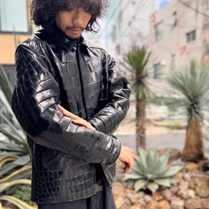 SOTOMI×ATSU CROCODILE POROSUS CAR COAT  All Crocodile【クロコダイル/ポロサス/カーコート/オールクロコダイル】
