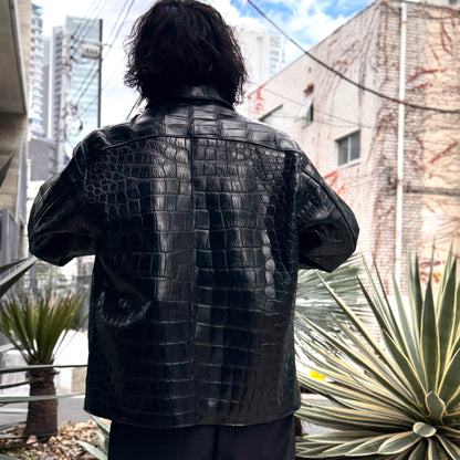 SOTOMI×ATSU CROCODILE POROSUS CAR COAT  All Crocodile【クロコダイル/ポロサス/カーコート/オールクロコダイル】