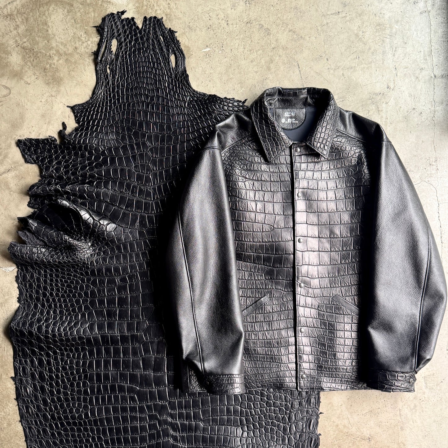 SOTOMI×ATSU CROCODILE POROSUS CAR COAT  Type.2【クロコダイル/ポロサス/カーコート/タイプ2】