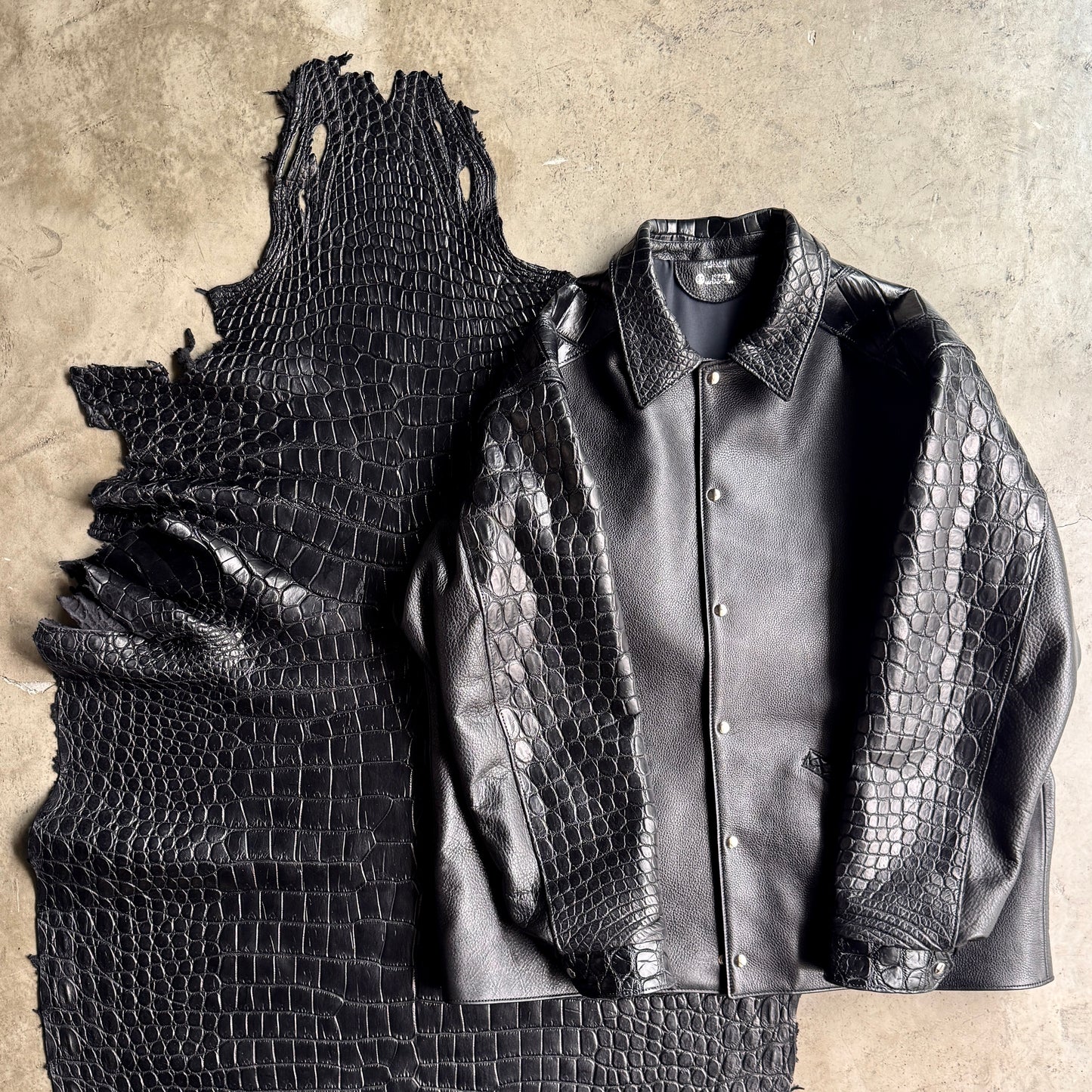 SOTOMI×ATSU CROCODILE POROSUS CAR COAT  Type.3【クロコダイル/ポロサス/カーコート/タイプ3】