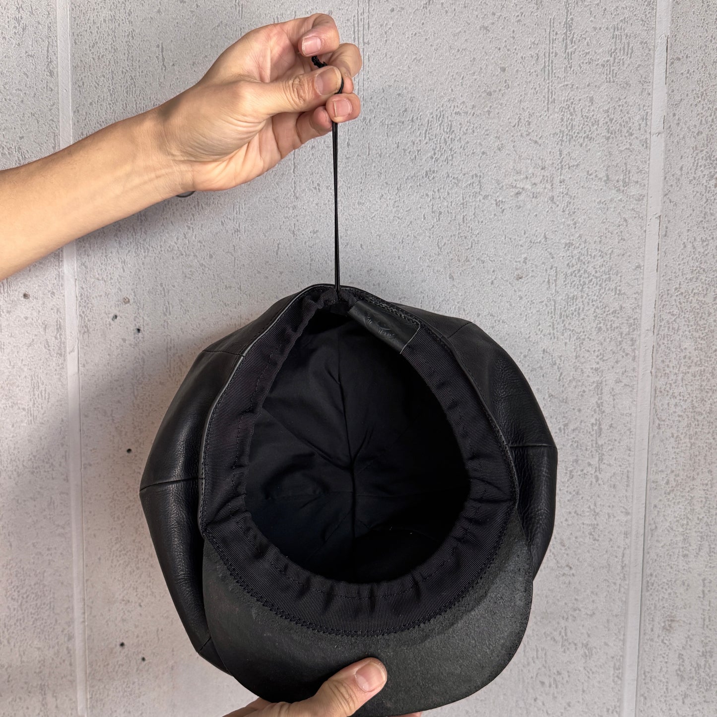 SOTOMI×ATSU ORIGINAL CHROME LEATHER × CROCODILE POROSUS Casquette【クロムハイド/クロコダイル/ポロサス/キャスケット】