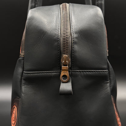 BOSTON BAG "Crest"【ボストンバッグ/ステアハイド/カービング/レッドジャスパー】