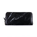 ROUND LONG WALLET “Marble“Nero Marquina