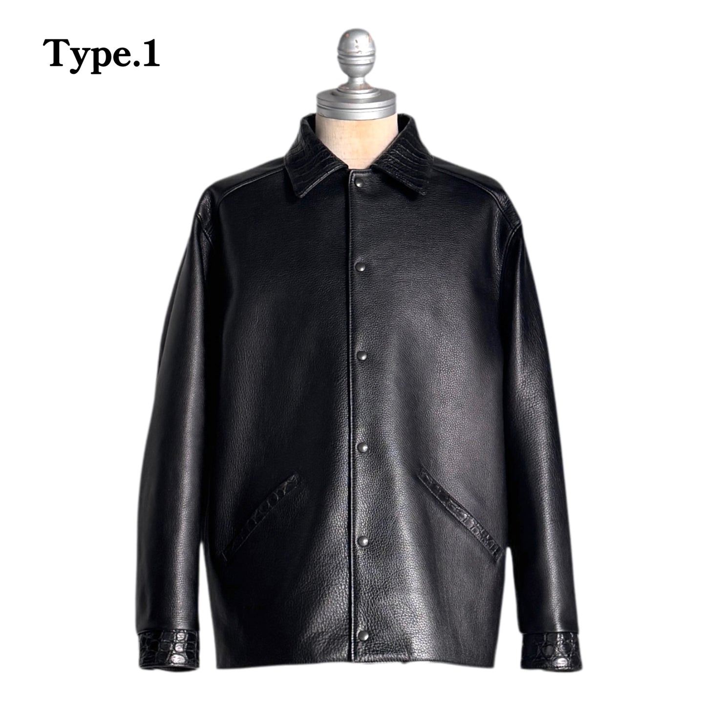 SOTOMI×ATSU CROCODILE POROSUS CAR COAT  Type.1【クロコダイル/ポロサス/カーコート/タイプ１】