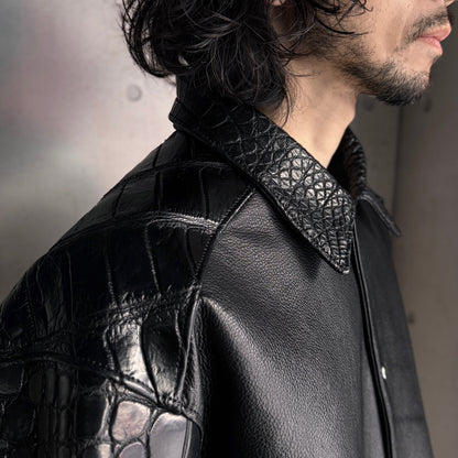 SOTOMI×ATSU CROCODILE POROSUS CAR COAT  Type.3【クロコダイル/ポロサス/カーコート/タイプ3】