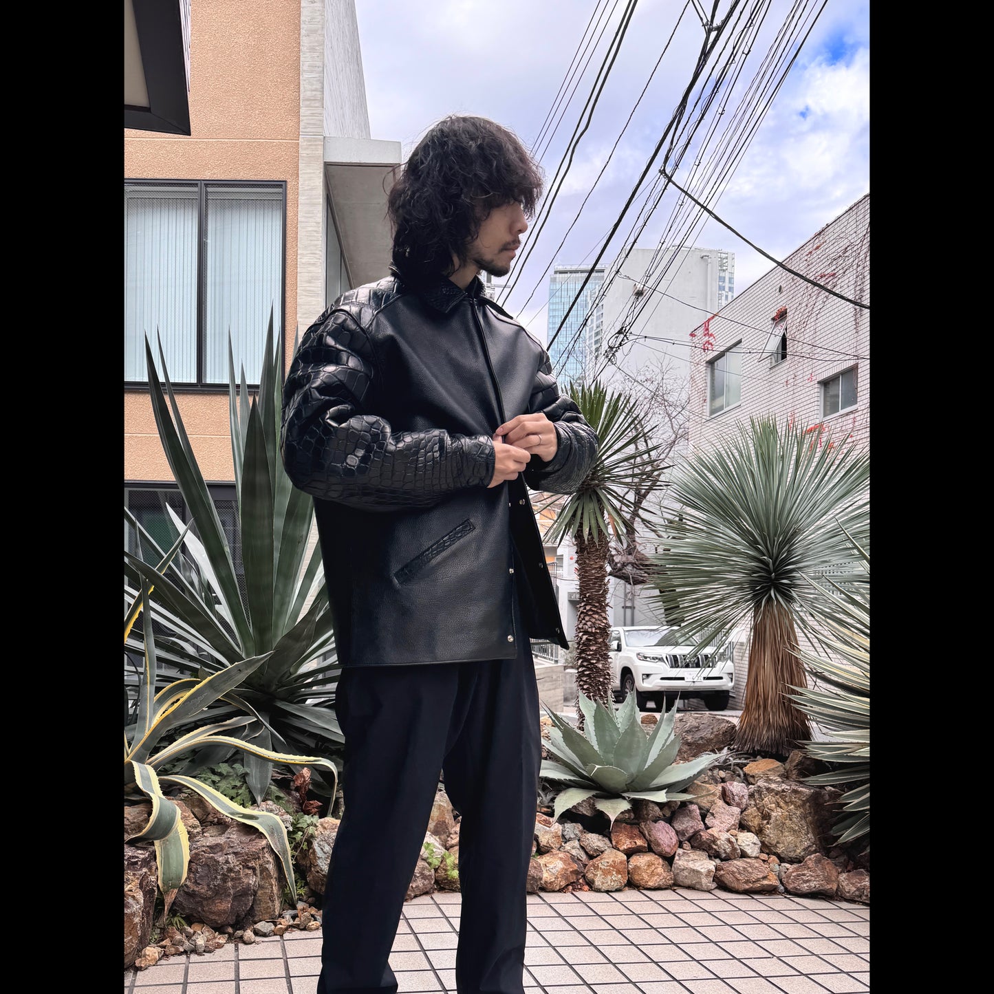 SOTOMI×ATSU CROCODILE POROSUS CAR COAT  Type.3【クロコダイル/ポロサス/カーコート/タイプ3】