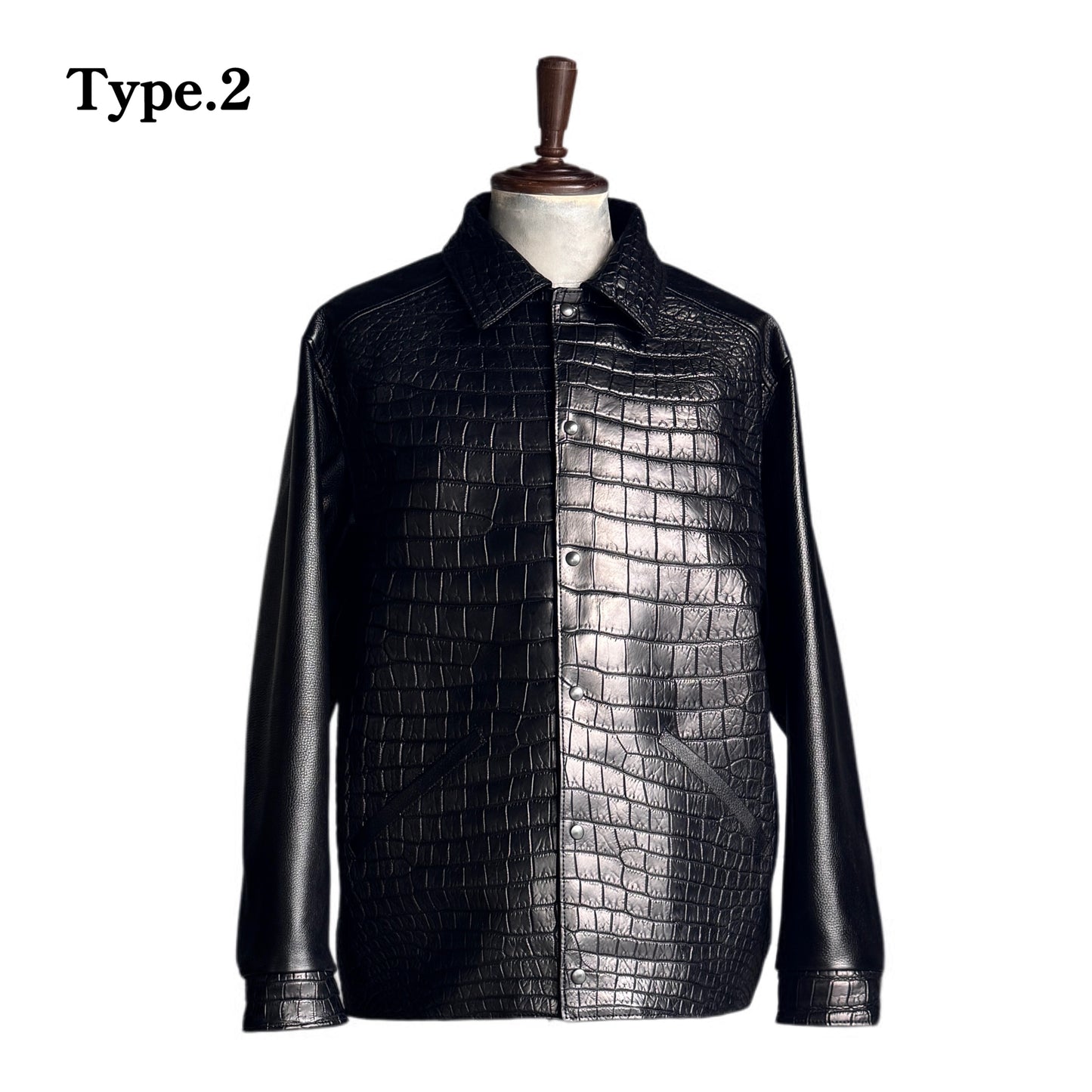 SOTOMI×ATSU CROCODILE POROSUS CAR COAT  Type.2【クロコダイル/ポロサス/カーコート/タイプ2】