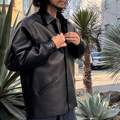SOTOMI×ATSU CROCODILE POROSUS CAR COAT  Type.1【クロコダイル/ポロサス/カーコート/タイプ１】