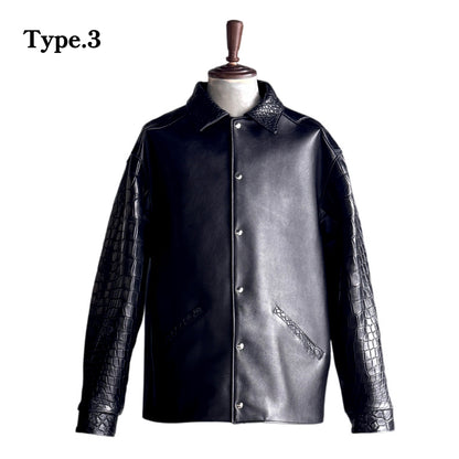 SOTOMI×ATSU CROCODILE POROSUS CAR COAT  Type.3【クロコダイル/ポロサス/カーコート/タイプ3】