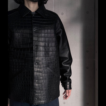 SOTOMI×ATSU CROCODILE POROSUS CAR COAT  Type.2【クロコダイル/ポロサス/カーコート/タイプ2】