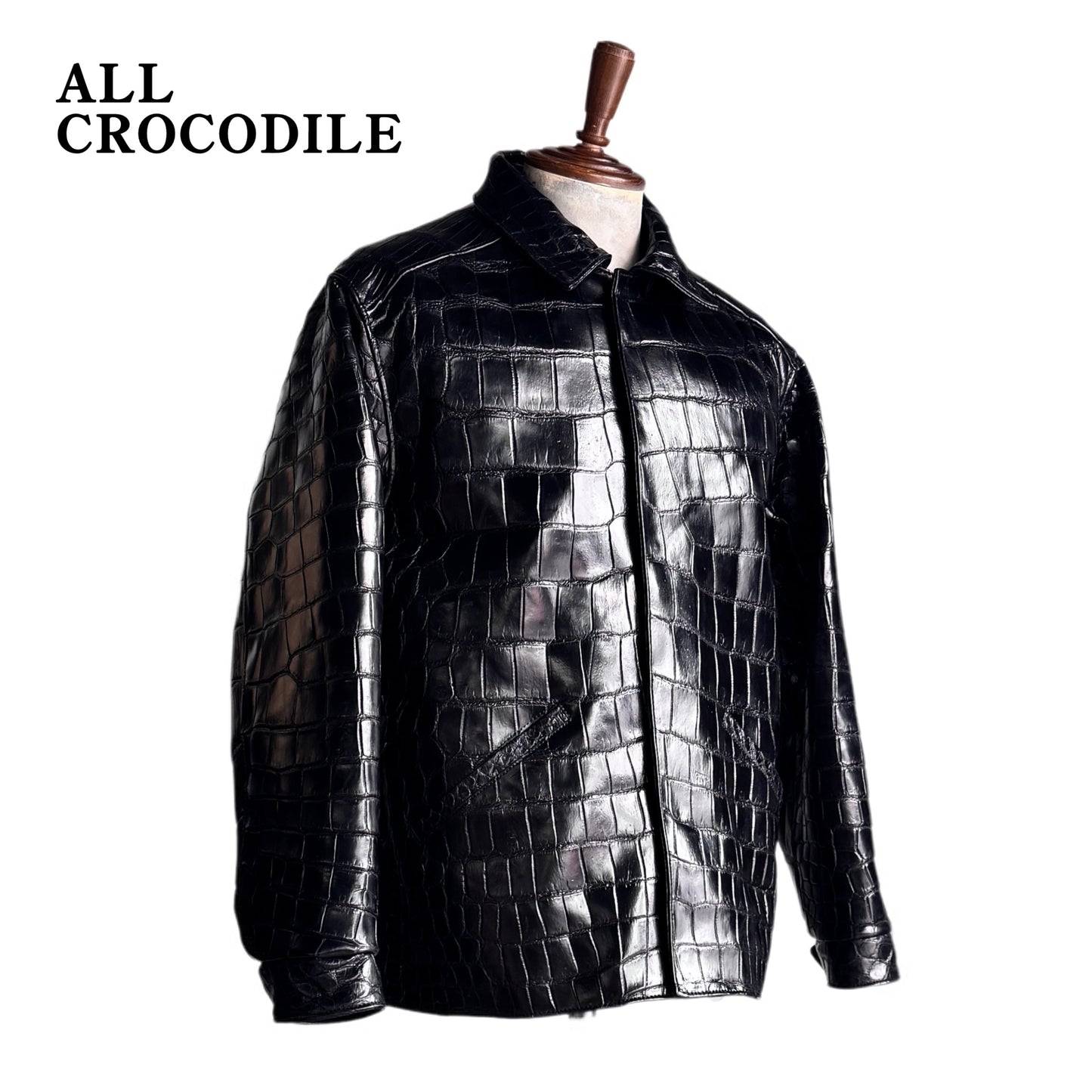 SOTOMI×ATSU CROCODILE POROSUS CAR COAT  All Crocodile【クロコダイル/ポロサス/カーコート/オールクロコダイル】