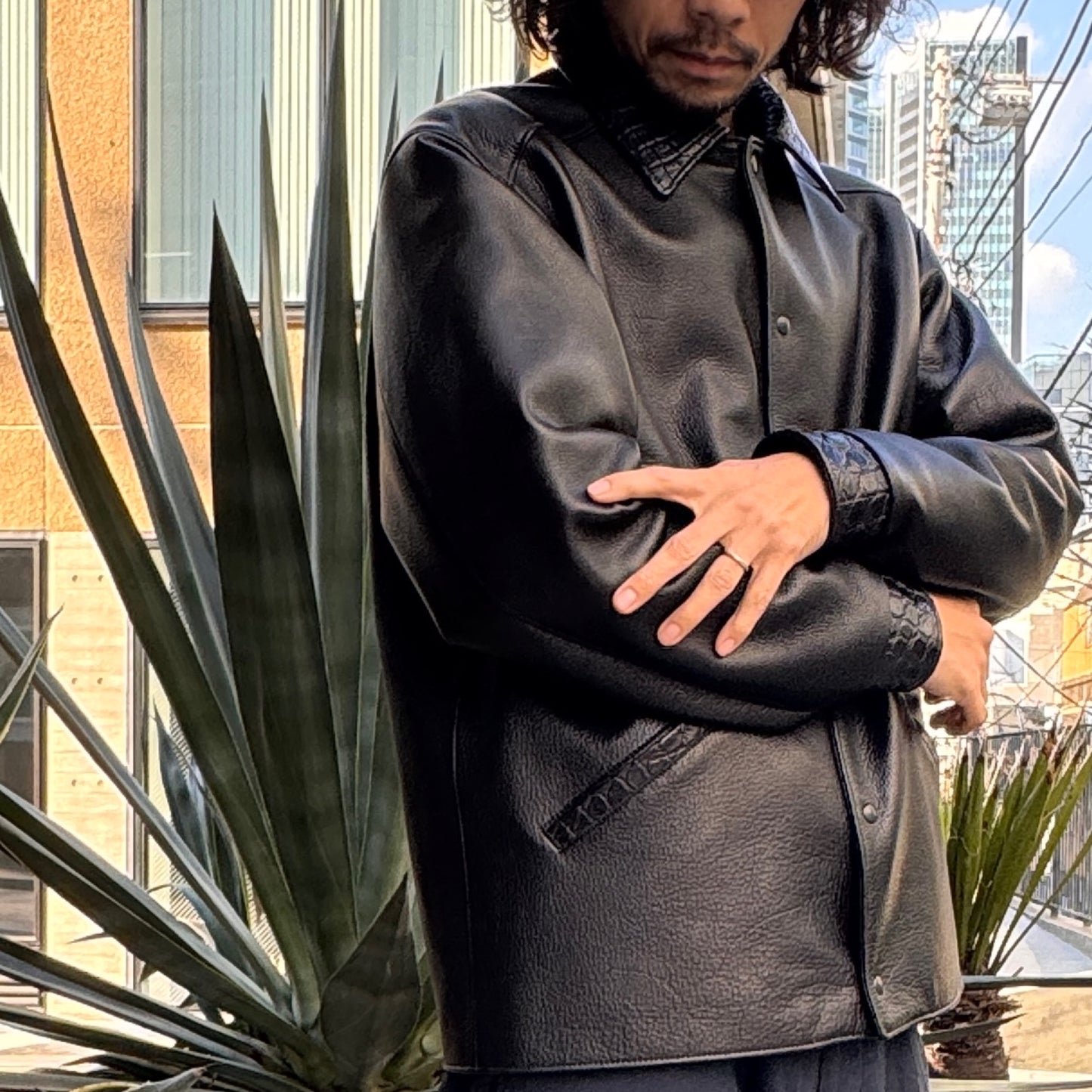 SOTOMI×ATSU CROCODILE POROSUS CAR COAT  Type.1【クロコダイル/ポロサス/カーコート/タイプ１】