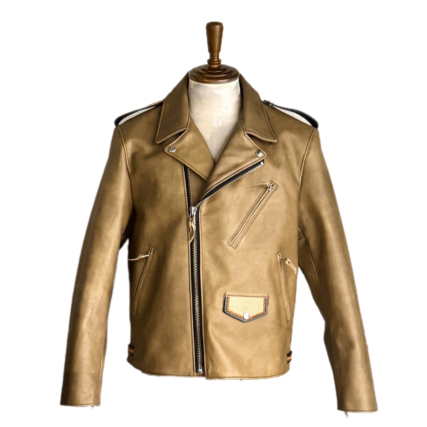 DOUBLE S. BEIGE RIDERS   "Sun Burst" 【ダブルライダース/サンドベージュ/ステアハイド】