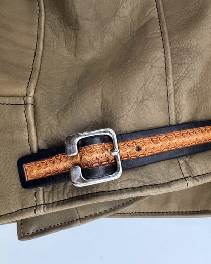 DOUBLE S. BEIGE RIDERS   "Sun Burst" 【ダブルライダース/サンドベージュ/ステアハイド】