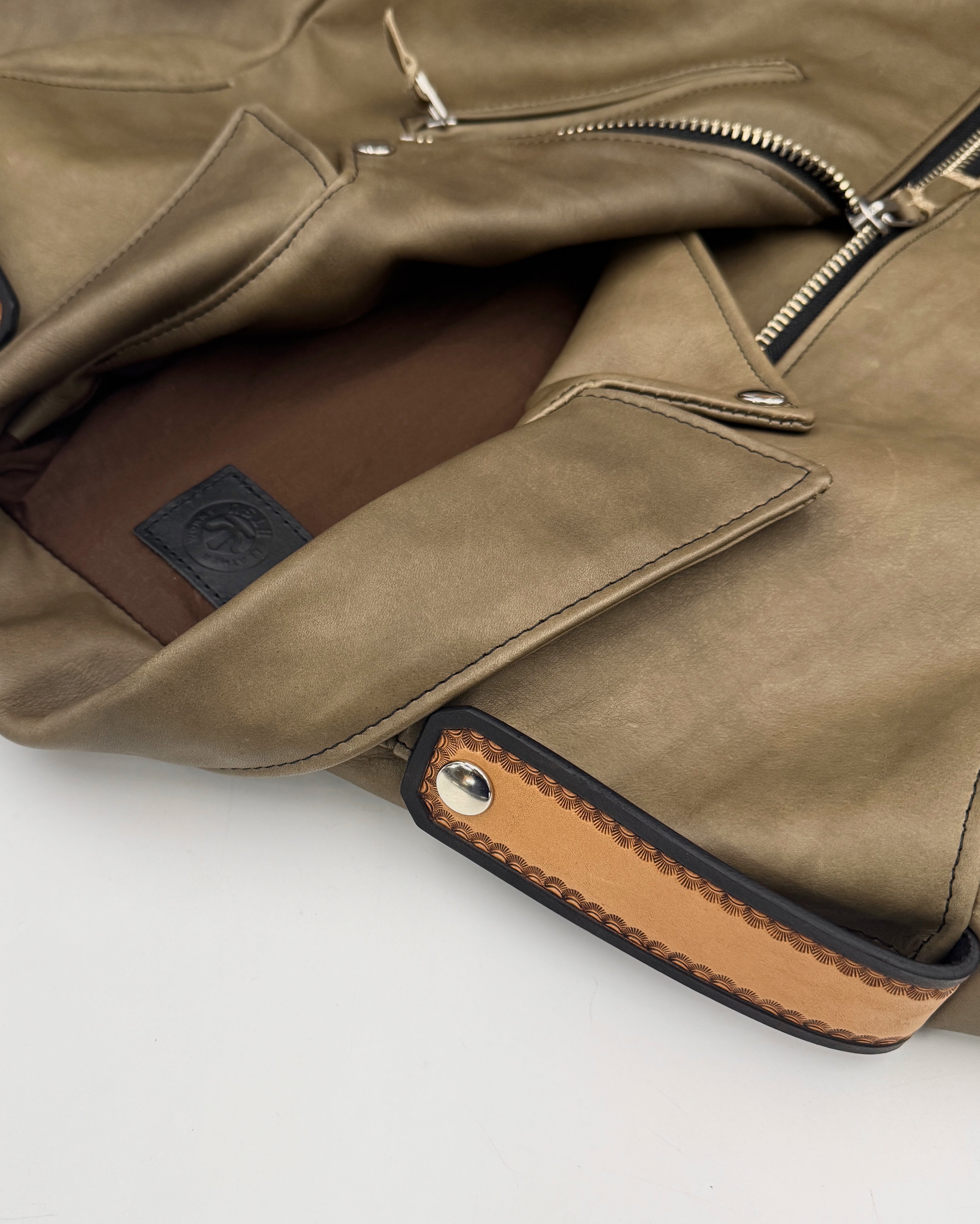 DOUBLE S. BEIGE RIDERS 